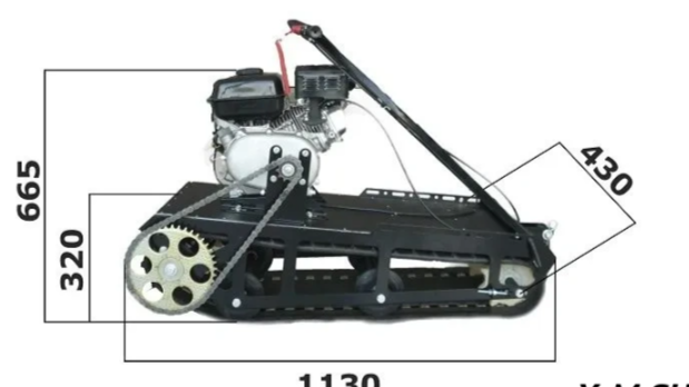 Мотобуксировщик XTREME-MOTORS "Конек-Горбунок" 6.5 л.с. в Новокузнецке