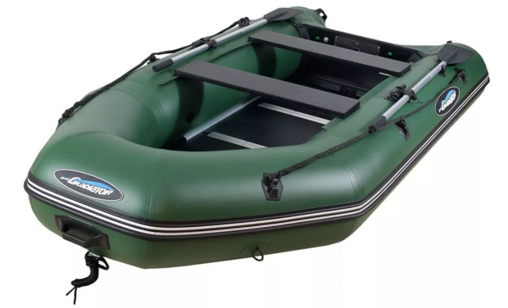 МОТОРНО-ГРЕБНАЯ ЛОДКА ПВХ GLADIATOR А 340 ТК С ФАНЕРНЫМ ПОЛОМ в Новокузнецке