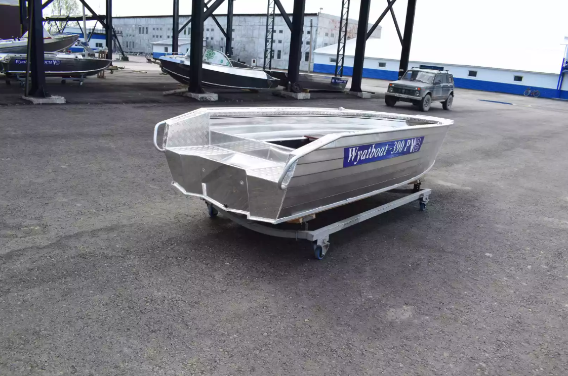 Алюминиевая лодка Wyatboat-390Р Увеличенный борт в Новокузнецке
