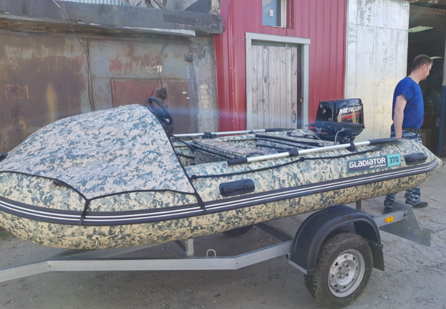 НАДУВНАЯ ЛОДКА GLADIATOR C370AL в Новокузнецке