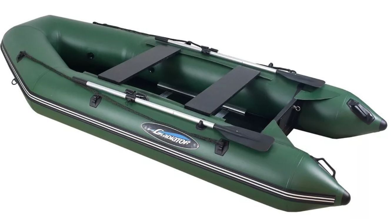 МОТОРНО-ГРЕБНАЯ ЛОДКА ПВХ GLADIATOR A 320 ТК С ФАНЕРНЫМ ПОЛОМ в Новокузнецке