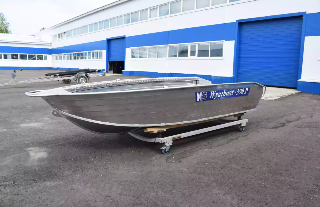Алюминиевая лодка Wyatboat-390Р Увеличенный борт в Новокузнецке