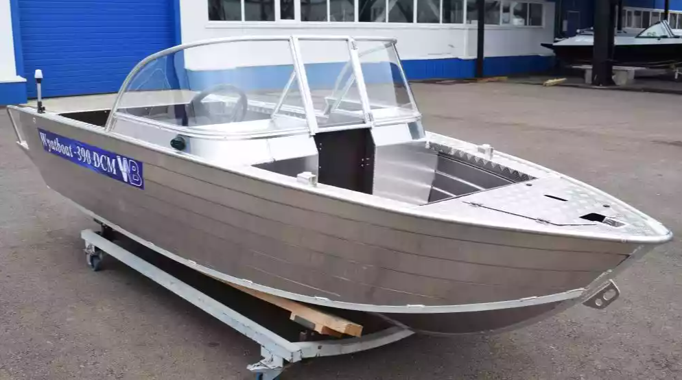 Алюминиевая лодка Wyatboat-390 DCM Увеличенный борт в Новокузнецке