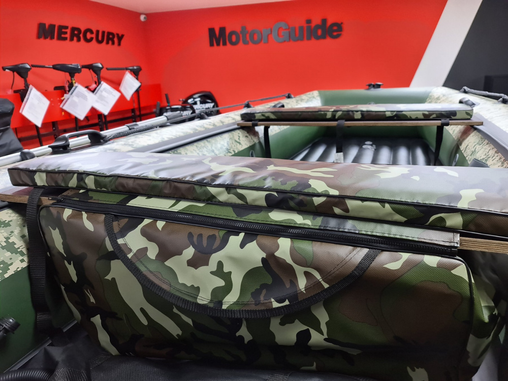 КОМПЛЕКТ МЯГКИХ НАКЛАДОК С СУМКОЙ ДЛЯ ЛОДОК 105Х20 КАМУФЛЯЖ в Новокузнецке