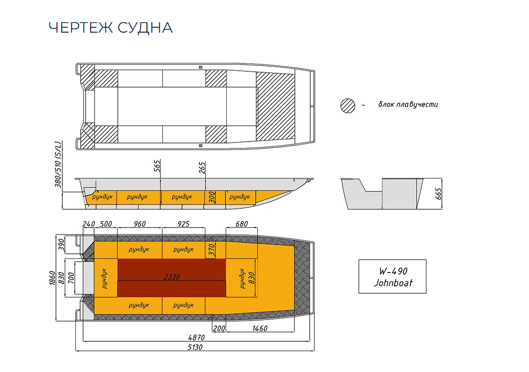 Алюминиевая лодка Wyatboat-490 Jonboat в Новокузнецке
