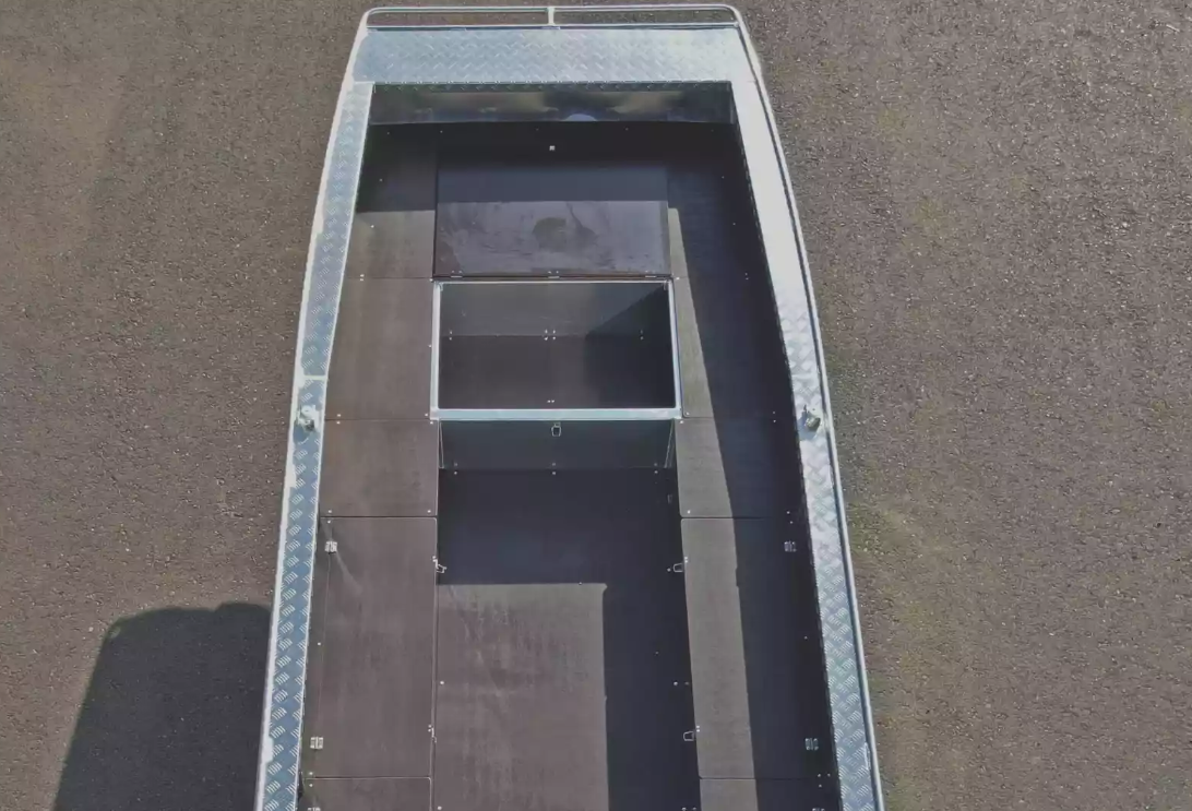 Алюминиевая лодка Wyatboat-490 Jonboat в Новокузнецке