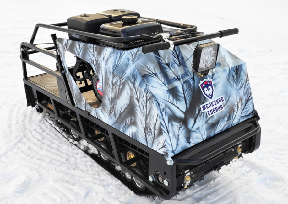 Мотобуксировщик Irondog (Железная собака) M600 20  Камуфляж Охотник в Новокузнецке