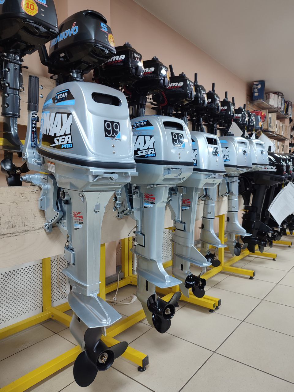 Лодочный мотор PROMAX SP5FHS (внешний бак 12 л) в Новокузнецке