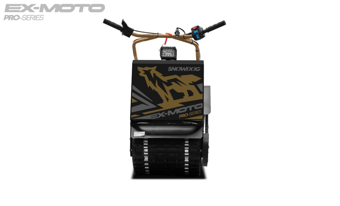 Мотобуксировщик EX-MOTO SNOWDOG S380 8л.с. в Новокузнецке