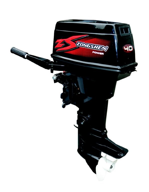 Лодочный мотор Zongshen T40 (+руль+пульт) в Новокузнецке