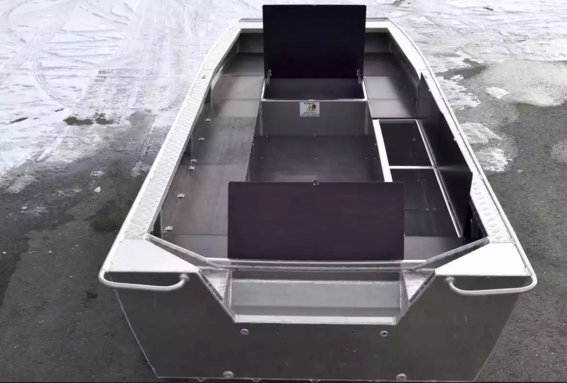Алюминиевая лодка Wyatboat-490 Jonboat в Новокузнецке