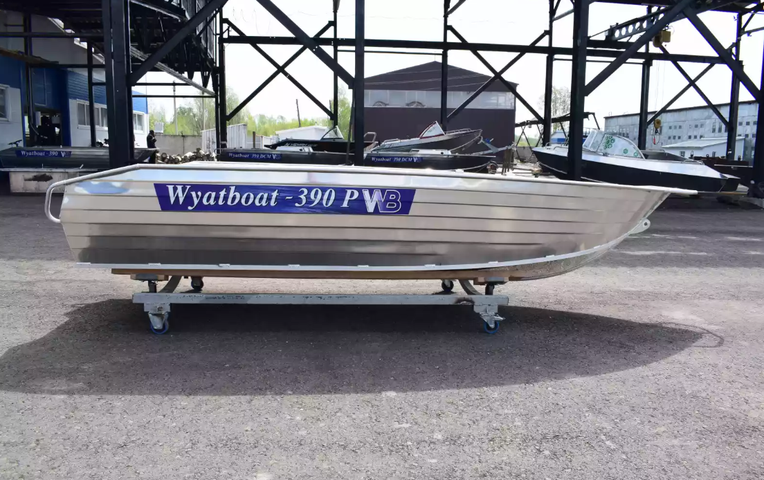Алюминиевая лодка Wyatboat-390Р Увеличенный борт в Новокузнецке