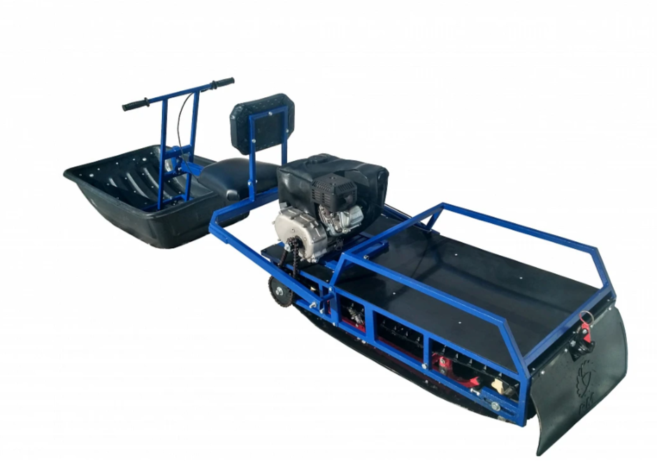 Мотобуксировщик толкач Альбатрос-XL8 с модулем. С фарой, склизы в Новокузнецке