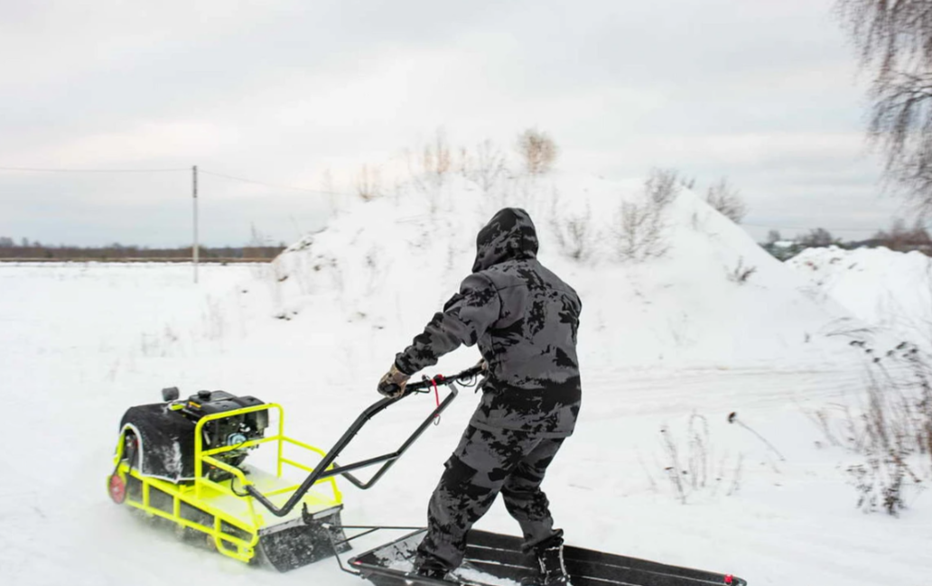 Мотобуксировщик Бурлак ХОЗЯИН-1 (капот металл) в Новокузнецке