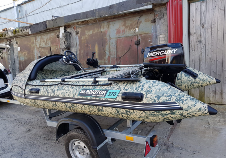 НАДУВНАЯ ЛОДКА GLADIATOR C370AL в Новокузнецке