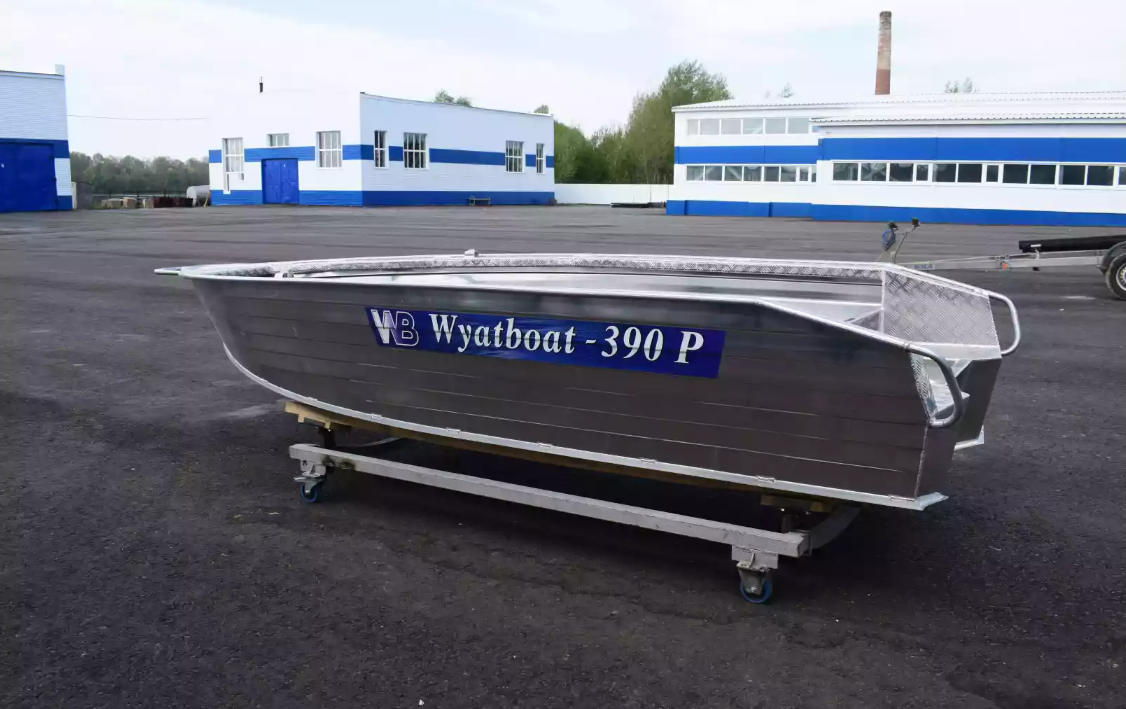 Алюминиевая лодка Wyatboat-390Р Увеличенный борт в Новокузнецке