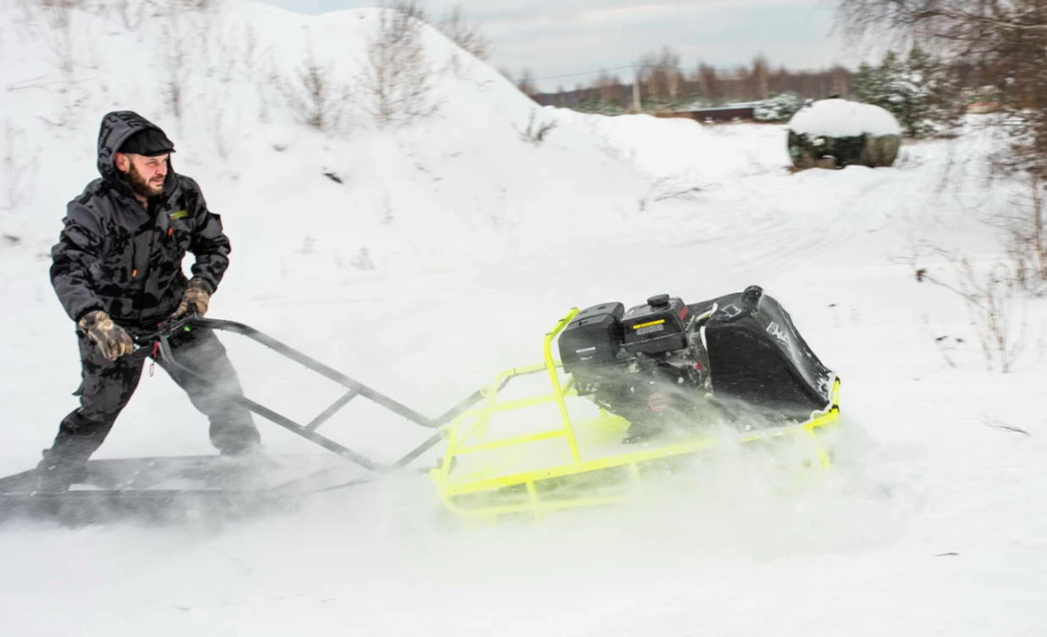 Мотобуксировщик Бурлак ХОЗЯИН-1 (капот металл) в Новокузнецке