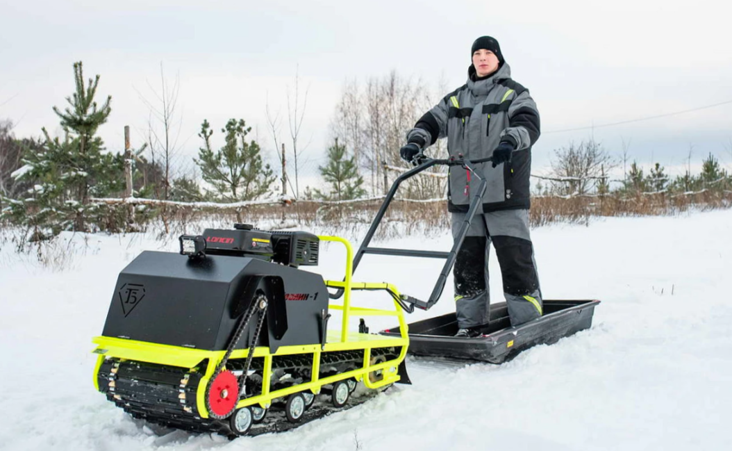 Мотобуксировщик Бурлак ХОЗЯИН-1 (капот металл) в Новокузнецке