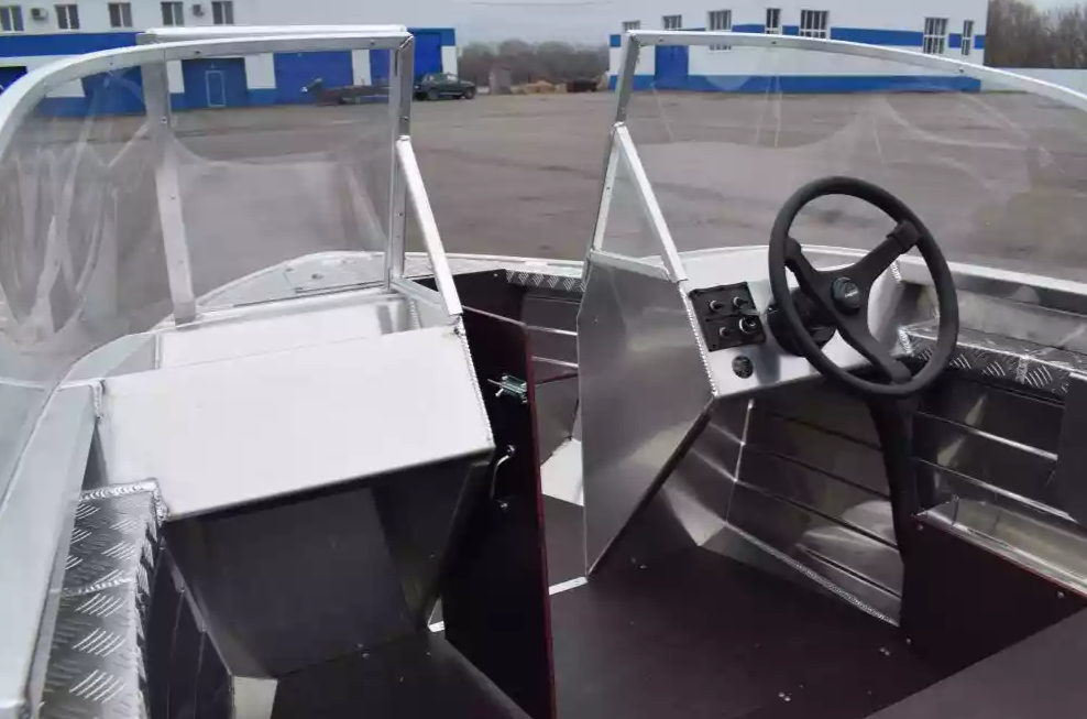 Алюминиевая лодка Wyatboat-390 DCM Увеличенный борт в Новокузнецке