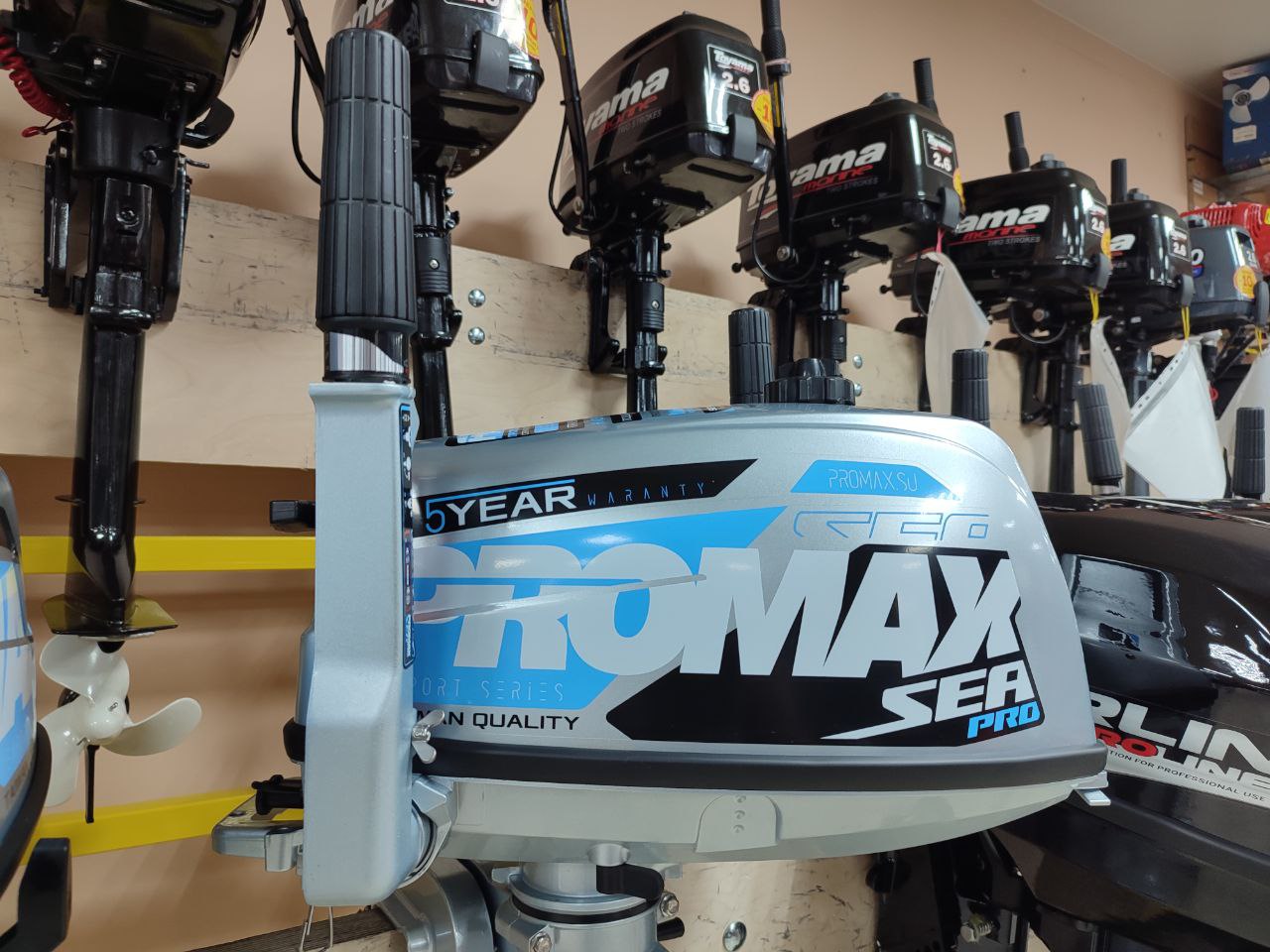 Лодочный мотор PROMAX SP5FHS (внешний бак 12 л) в Новокузнецке