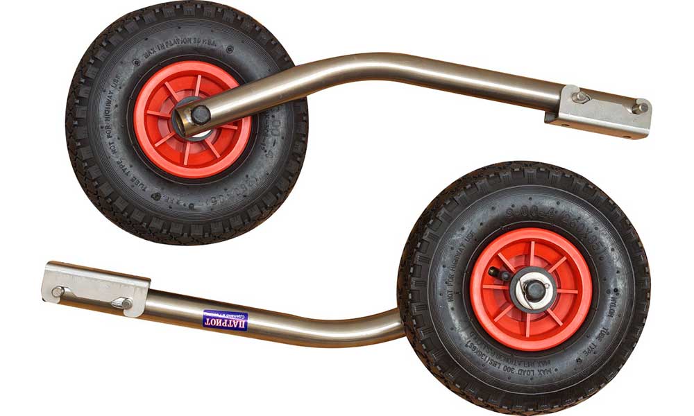 Транцевые колеса модульные удлиненные из нержавеющей стали в Новокузнецке