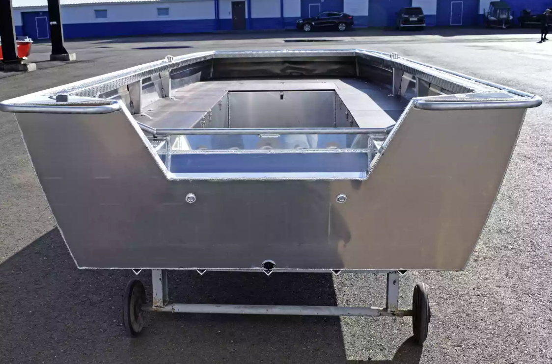 Алюминиевая лодка Wyatboat-490 Jonboat в Новокузнецке