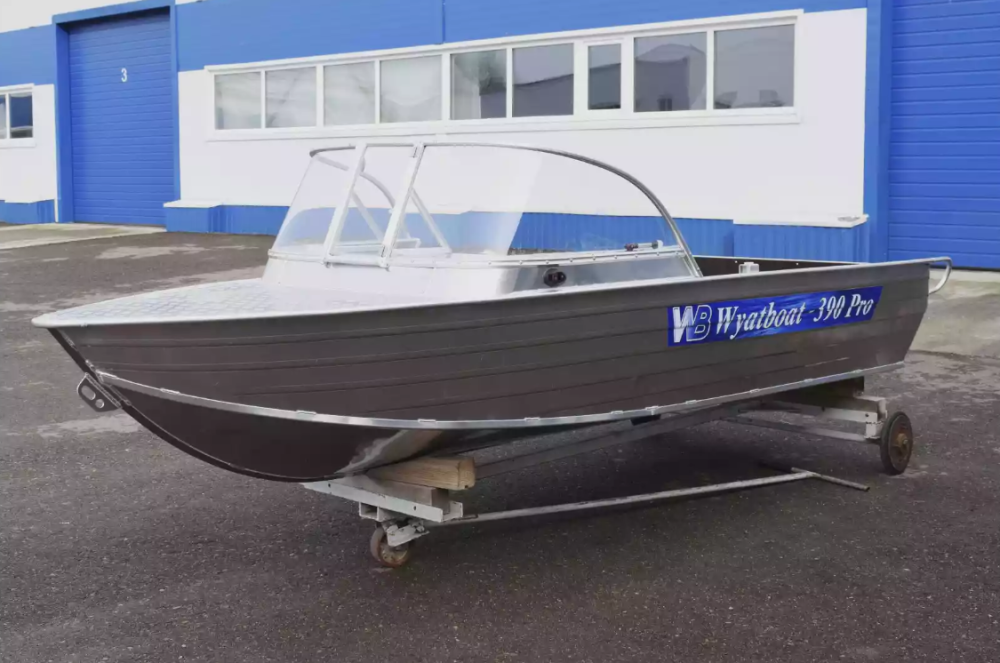Алюминиевая лодка Wyatboat-390 Pro в Новокузнецке