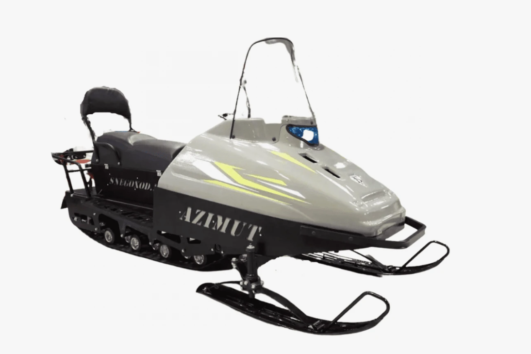 Миниснегоход Бурлак Азимут 20 л.с. , эл.запуск, реверс, тормоз гидравл, капот серый в Новокузнецке