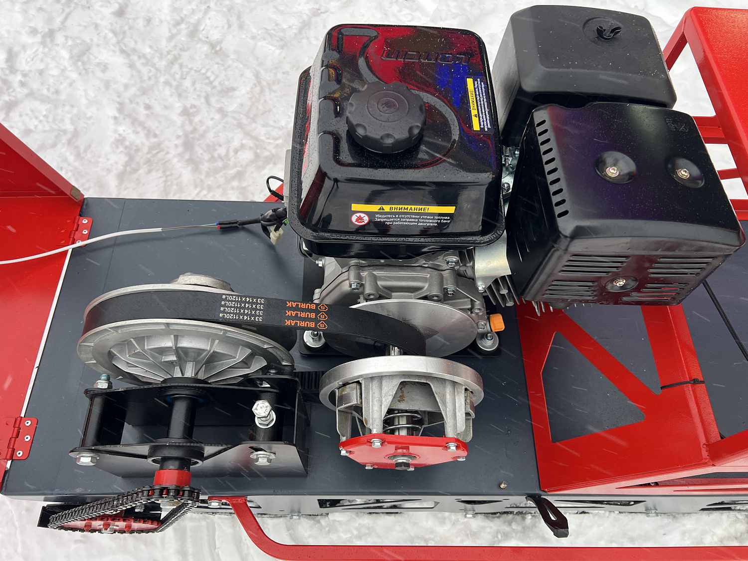 Мотобуксировщик EX-MOTO SNOWDOG S500 15л.с в Новокузнецке