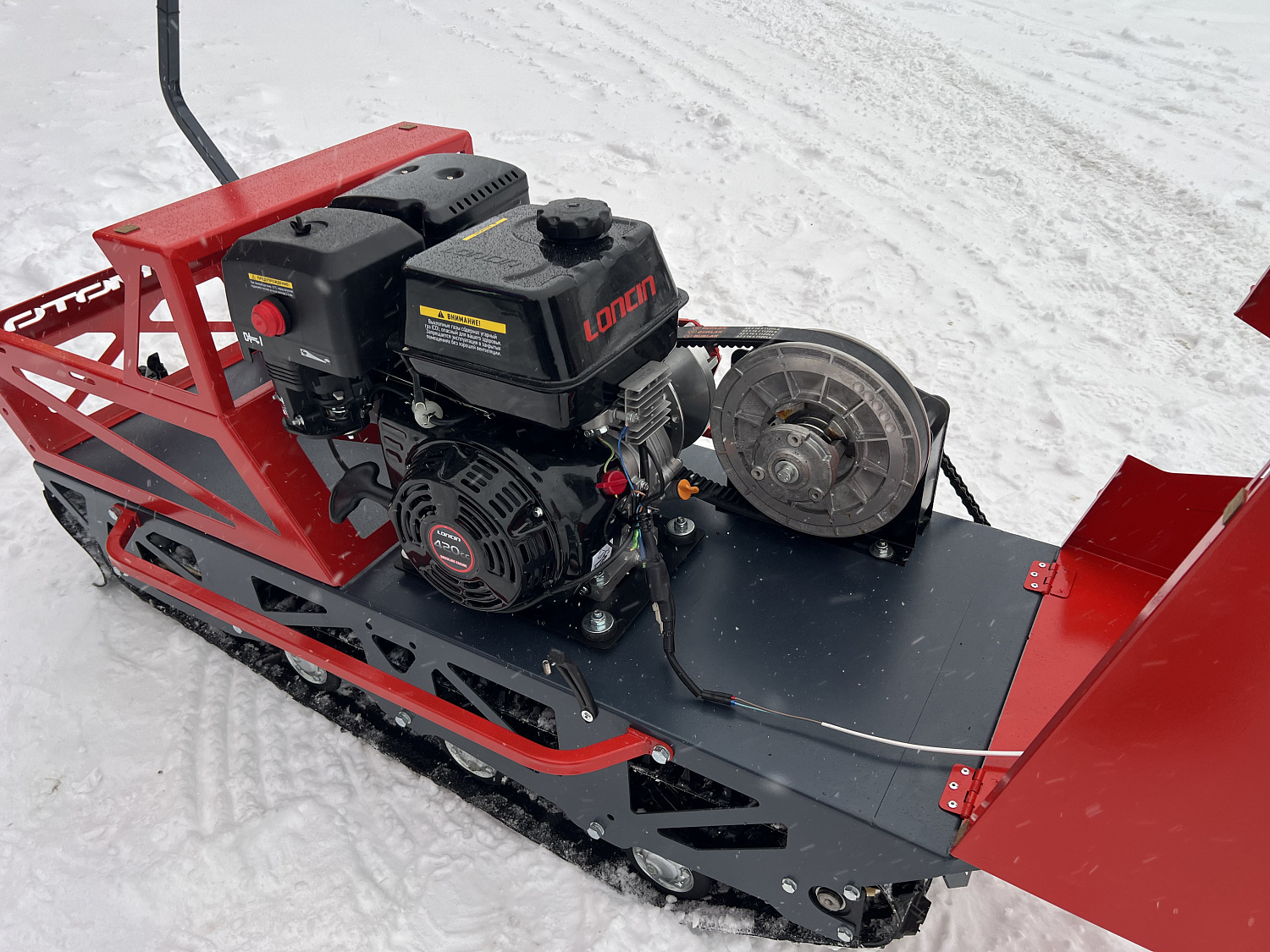 Мотобуксировщик EX-MOTO SNOWDOG S500 15л.с в Новокузнецке