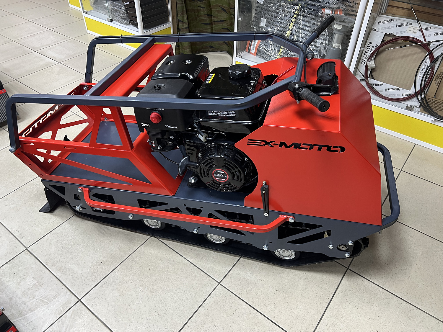 Мотобуксировщик EX-MOTO SNOWDOG S500 15л.с в Новокузнецке