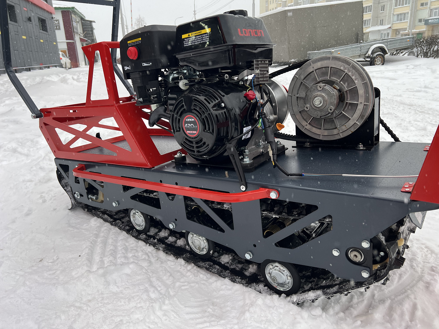 Мотобуксировщик EX-MOTO SNOWDOG S500 15л.с в Новокузнецке