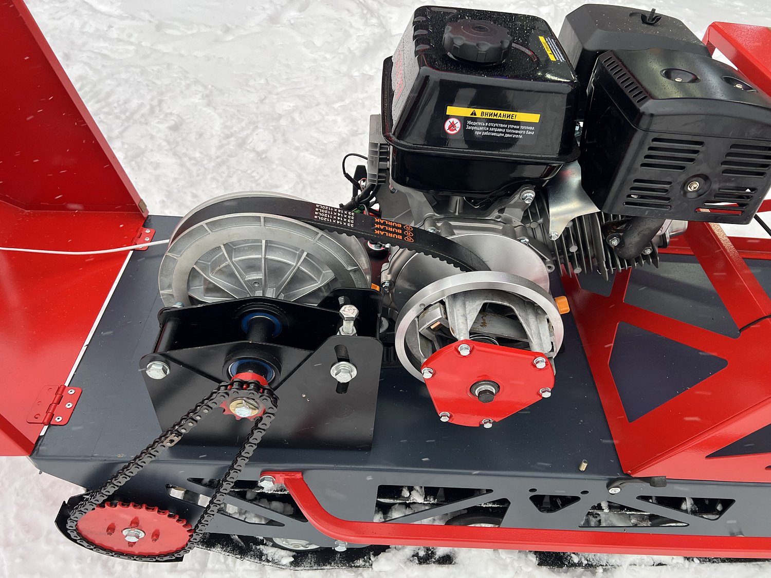 Мотобуксировщик EX-MOTO SNOWDOG S500 15л.с в Новокузнецке