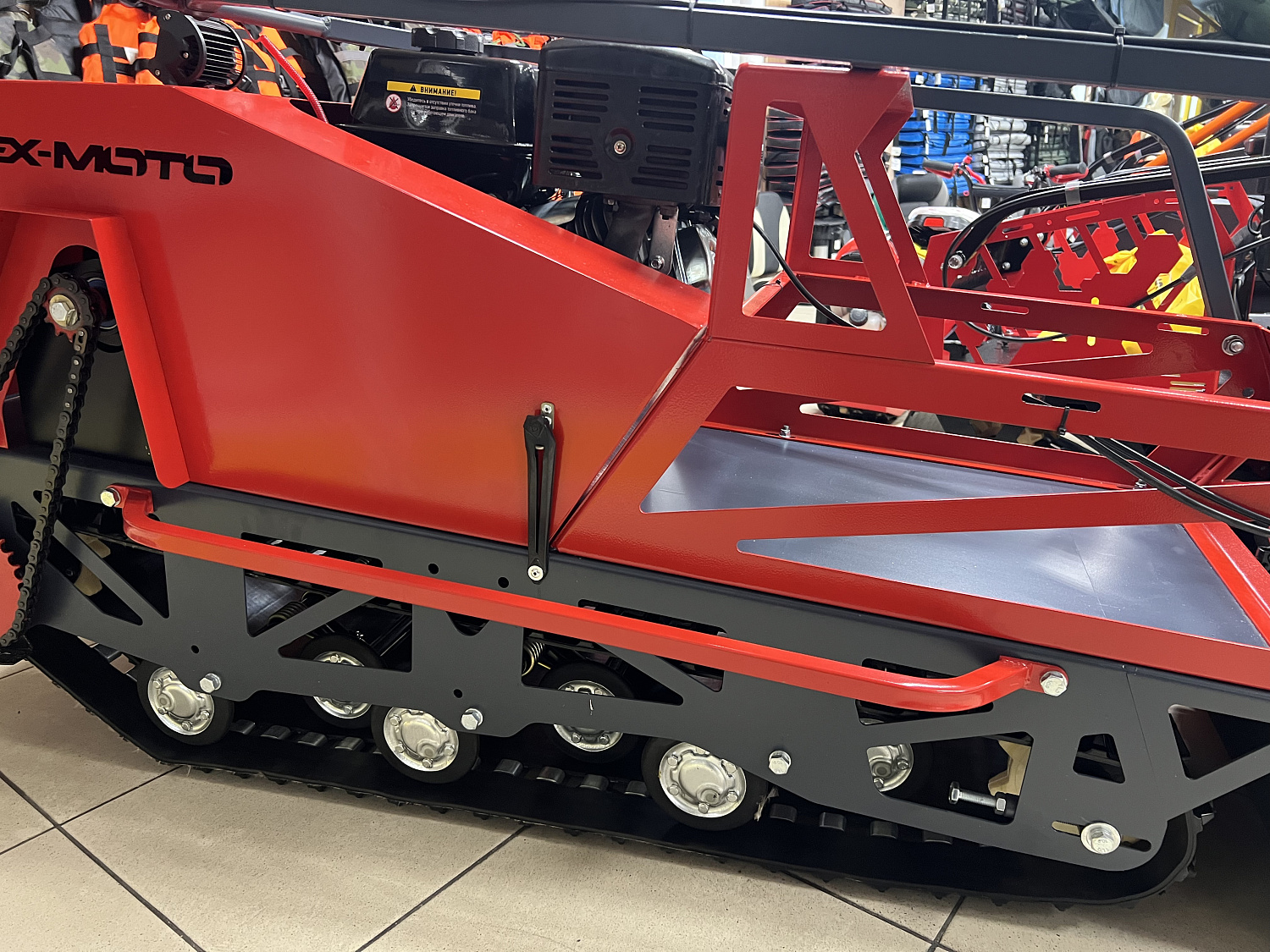 Мотобуксировщик EX-MOTO SNOWDOG S500 15л.с в Новокузнецке