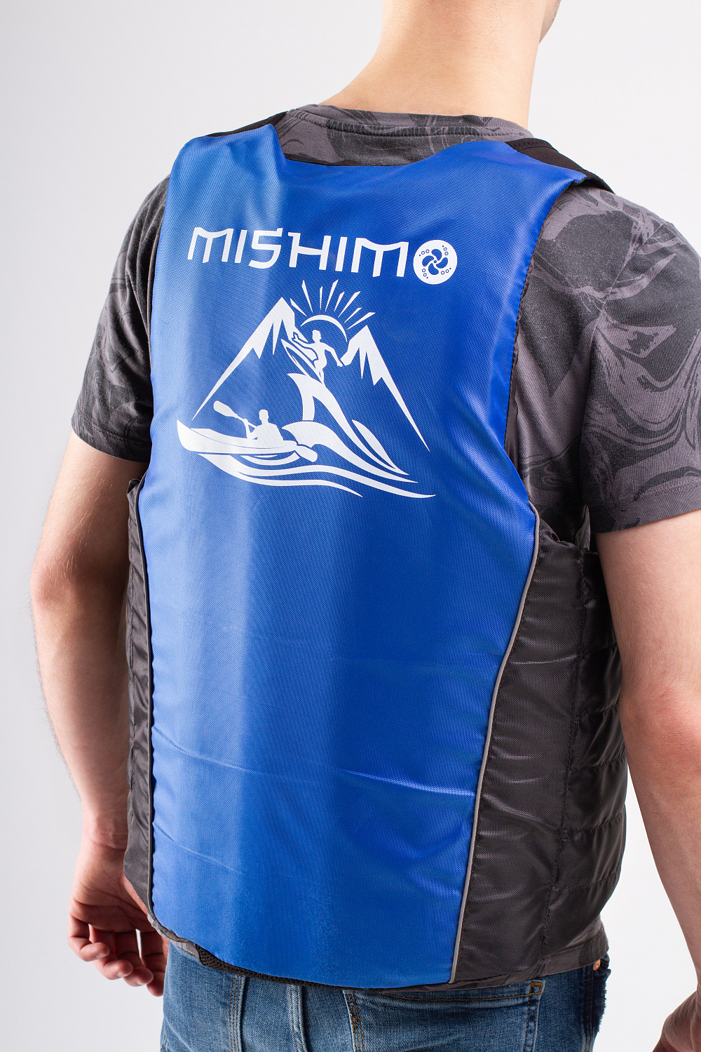 Жилет спасательный MISHIMO PRO Премиум качества Черно-синий в Новокузнецке