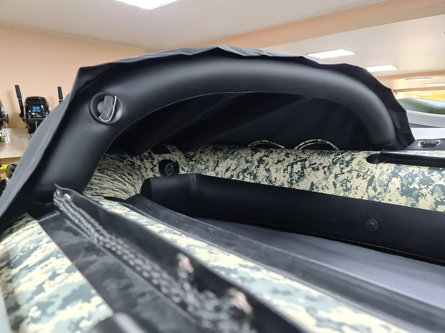 КОМПЛЕКТ НОСОВОГО ТЕНТА К ЛОДКЕ SMARINE AIR MAX 380 ЧЕРНЫЙ в Новокузнецке