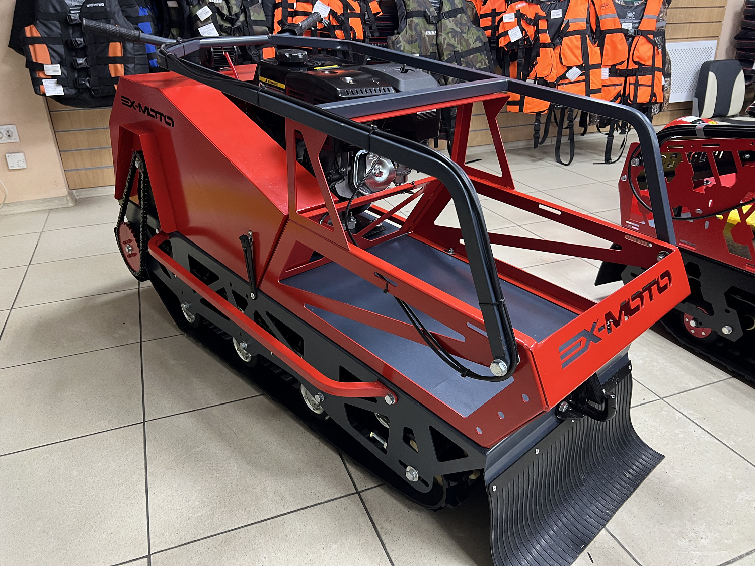 Мотобуксировщик EX-MOTO SNOWDOG S500 15л.с в Новокузнецке