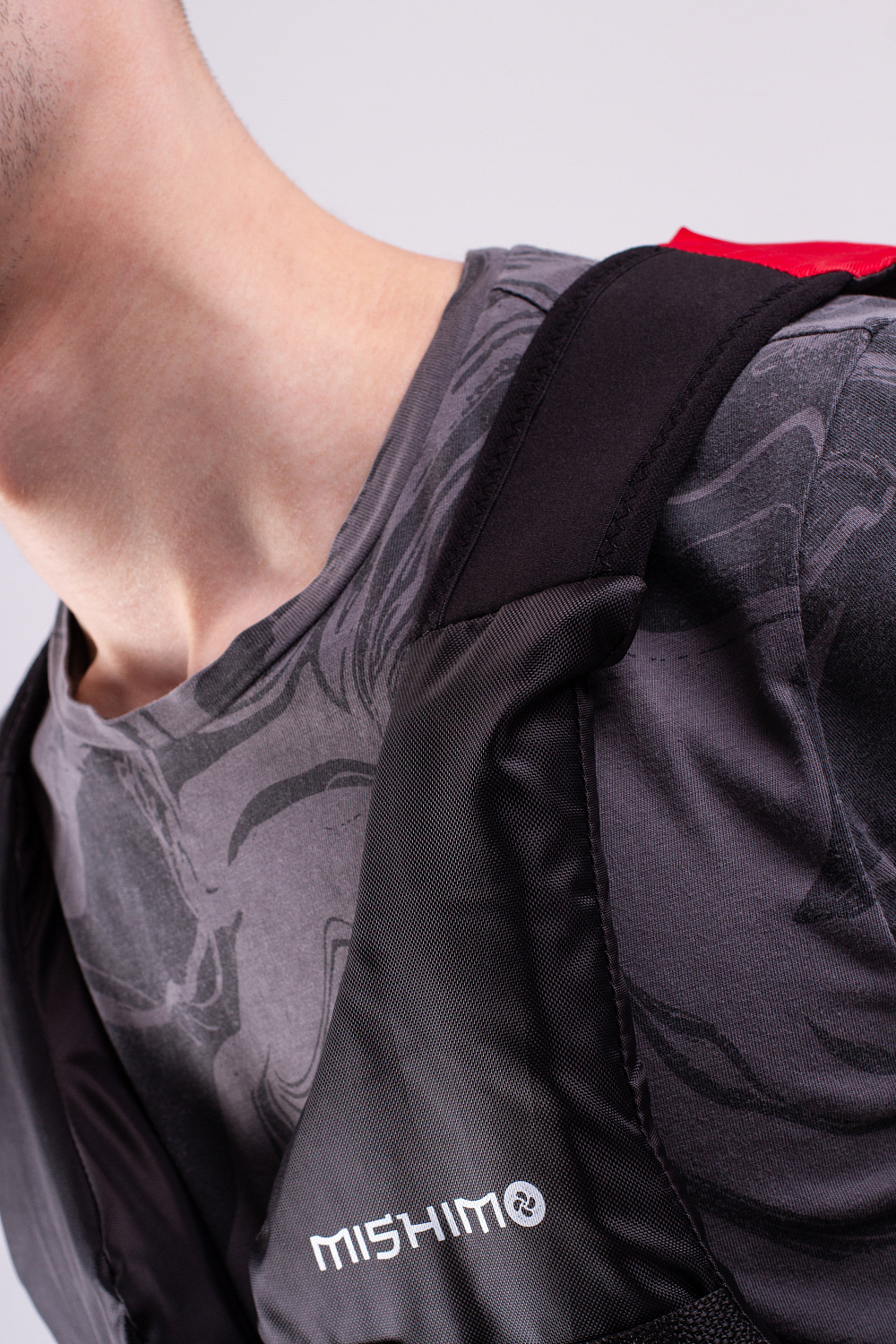 Жилет спасательный MISHIMO PRO Премиум качества Черно-красный в Новокузнецке